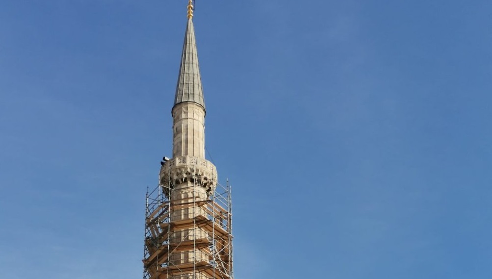 Ayasofya'nın 2'nci Bayezid Minaresi restore ediliyor