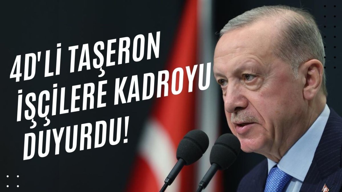 99.000 Taşeron İşçisine Kadro Müjdesi Açıklandı!