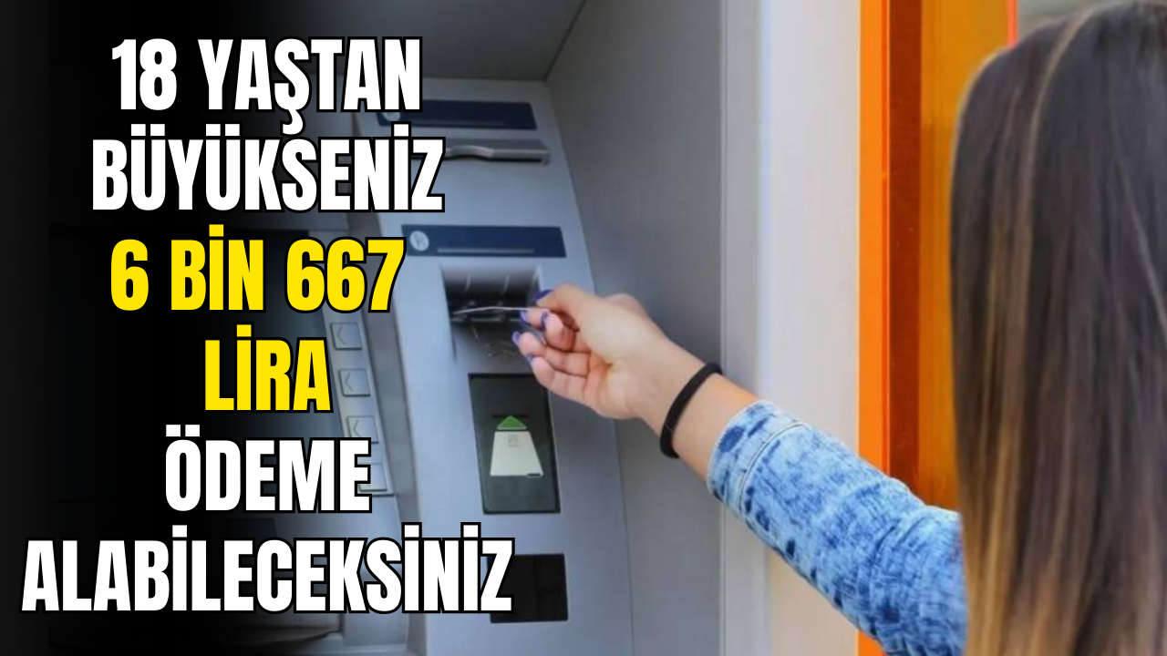 18 Yaşından Büyükseniz Tek Seferlik 6 Bin 667 TL Yardım Ödemesi Yapılacak!