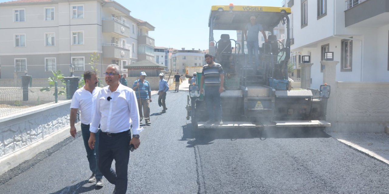 Ereğli Belediyesi’nden asfalt mesaisi