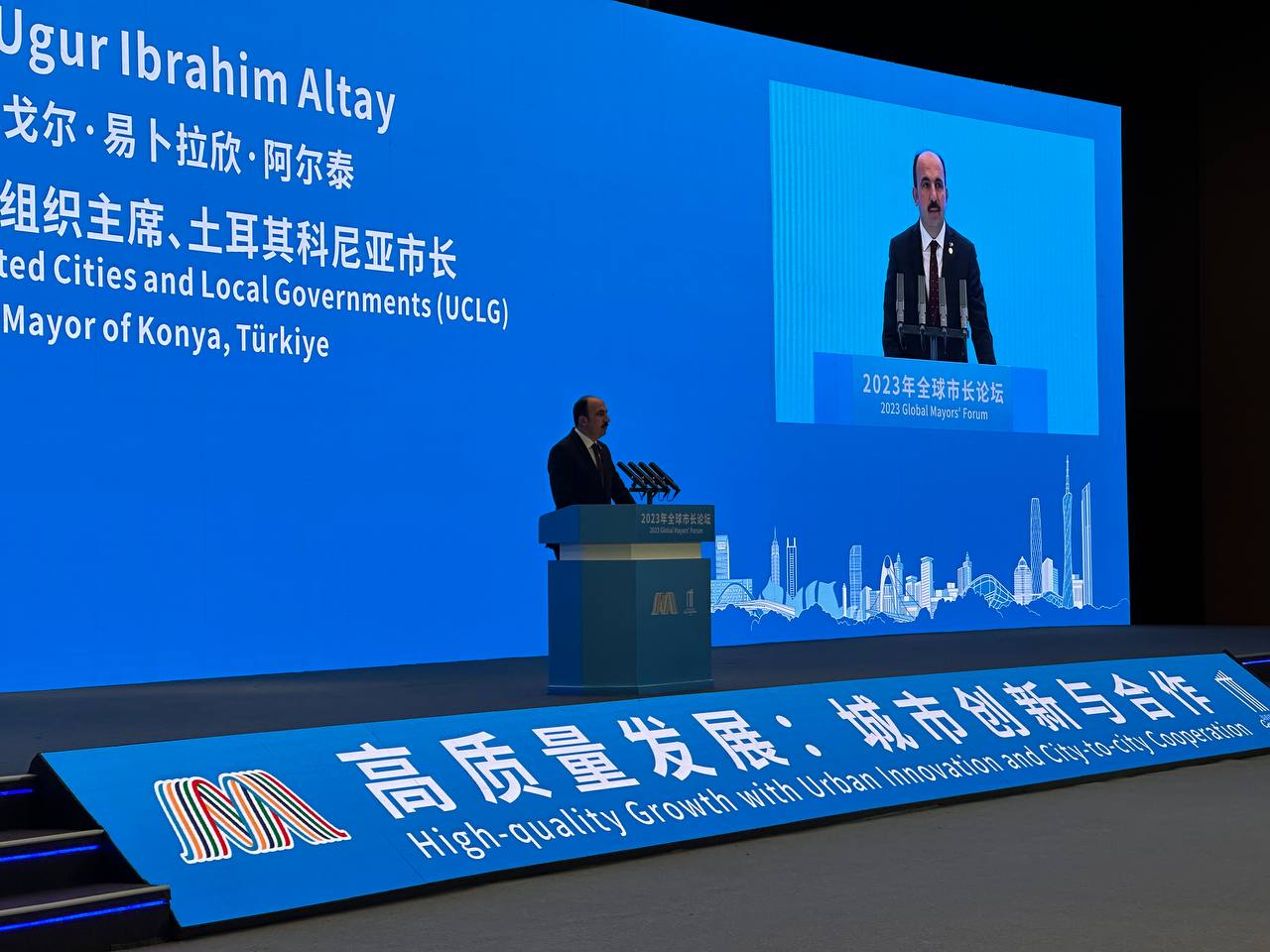 UCLG Başkanı Uğur İbrahim Altay, Çin’de Dünya Belediyelerine Nasıl Seslendi?